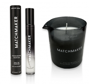 Matchmaker Black Diamond Massage Candle & Pheromone Cologne Bundle
